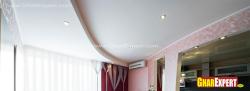 Simple false ceiling design with single curve Interior Design Photos