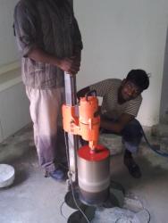 Rcc concrete core cutting/drilling contractor work,padi,chennai,commercial/apartment building 21x41 apartments