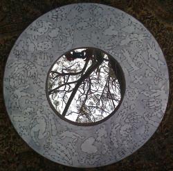 round mirror from south africa Interior Design Photos