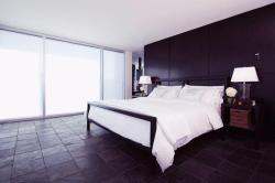 gray tiles bedroom flooring Interior Design Photos