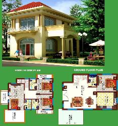 3D exterior elevation design with floor maps Map 45×45