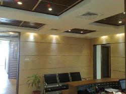 Office reception Visitor Seating and Ceiling Design Interior Design Photos