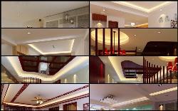 Ceiling designs of different styles Different  ss grills