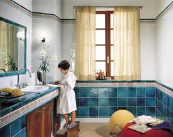Spacious Bathroom Interior, Flooring, Walls, Basin , Windows, Mirrors, Vanity Interior Design Photos