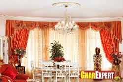 Curtains Style-Swag and Jabot  Interior Design Photos