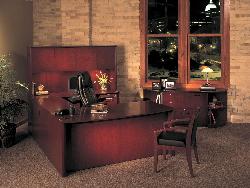 Traditional Wooden Office Furniture Interior Design Photos