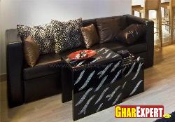 Black Sofa Interior Design Photos