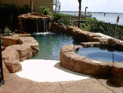 faux rock lagoon Interior Design Photos