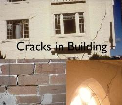 Types of Cracks in the Building Trush type design