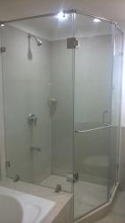 frameless glass shower partition Interior Design Photos