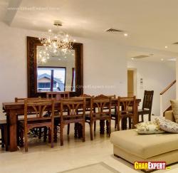 10 seater dining table in wood Interior Design Photos