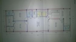 22*65 feet plot layout, two bedroom living area,drawing room toilet, porch. 22×555