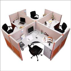 moder office -partitions Partition  with crocery showcase